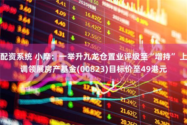 配资系统 小摩：一举升九龙仓置业评级至“增持” 上调领展房产基金(00823)目标价至49港元